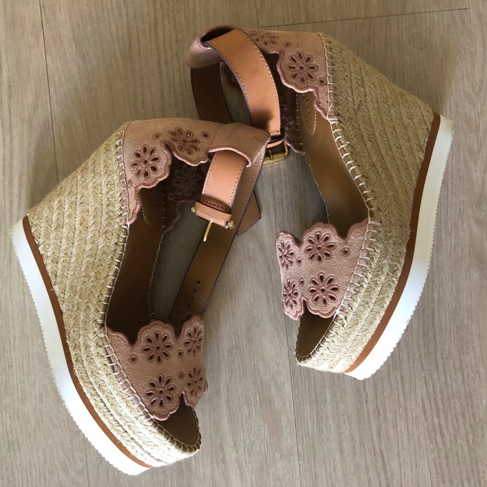 See by Chloe Glyn Wedge Espadrilles